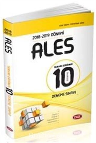 2018-2019 Dönemi ALES 10 Deneme