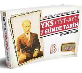 2018 YKS (TYT-AYT) 7 Günde Tarih Soru-Cevap Kitabı