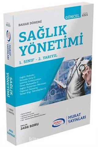 1. Sınıf 2. Yarıyıl Sağlık Yönetimi Bahar Dönemi (6321)