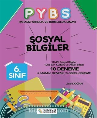 6. Sınıf PYSB Sosyal Bilgiler 10 Deneme