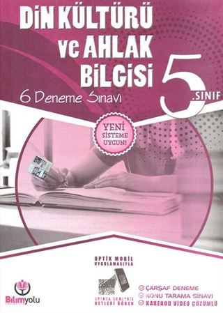 5. Sınıf Din Kültürü ve Ahlak Bilgisi 6 Deneme Sınavı