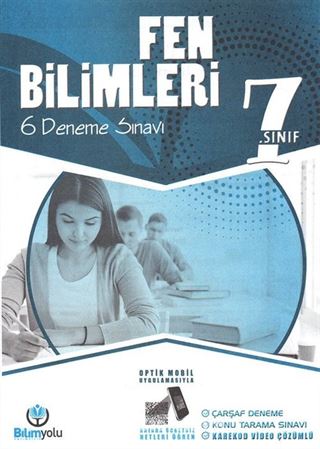 7. Sınıf Fen Bilimleri 6 Deneme Sınavı (Yeni Sistem)