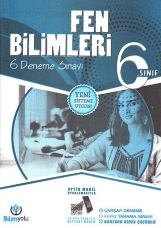 6. Sınıf Fen Bilimleri 6 Deneme Sınavı (Yeni Sistem)