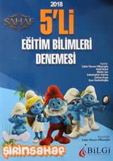 2018 KPSS Şirinsahaf 5'li Eğitim Bilimleri Denemesi