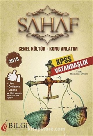 2018 KPSS Sahaf Genel Kültür Vatandaşlık Konu Anlatım