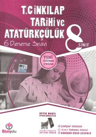 8. Sınıf T.C. İnkılap Tarihi ve Atatürkçülük 6 Deneme Sınavı (Yeni Sistem)