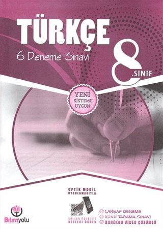 8. Sınıf Türkçe 6 Deneme Sınavı (Yeni Sistem)