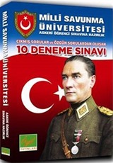 Milli Savunma Üniversitesi Askeri Öğrenci Sınavına Hazırlık 10 Deneme Sınavı