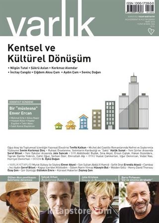 Varlık Aylık Edebiyat ve Kültür Dergisi Mart 2018