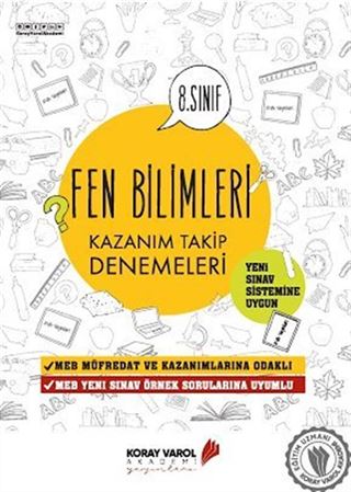 8. Sınıf Fen Bilimleri Kazanım Takip Denemeleri