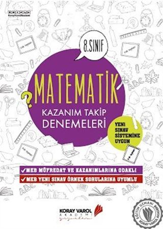 8. Sınıf Matematik Kazanım Takip Denemeleri