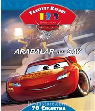 Disney Arabalar 3 / Arabalar ile Say Faaliyet Kitabı