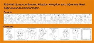 Aktiviteli Upuzuuun Boyama Kitabım Set (5 Kitap)