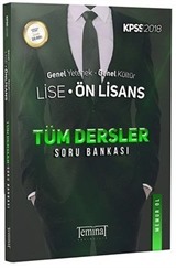 2018 KPSS Lise Ön Lisans Genel Yetenek Genel Kültür Tüm Dersler Soru Bankası