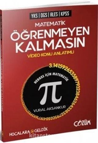 Matematik Öğrenmeyen Kalmasın Video Konu Anlatımlı