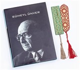 Ahmet Süheyl Ünver + Bambu Ayraç Motifli Baskı - Selçuklu Yıldızı + Bambu Ayraç Motifli Baskı - Turkuaz Lale