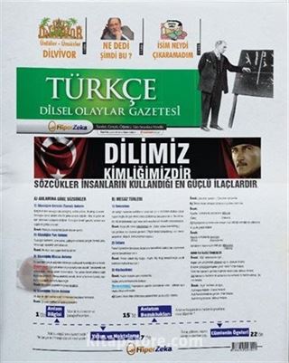 Tüm Sınavlar İçin Türkçe Dilsel Olaylar Gazetesi