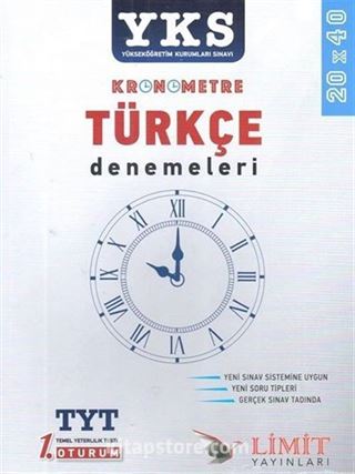 YKS TYT 1. Oturum Kronometre Türkçe Denemeleri 20x40