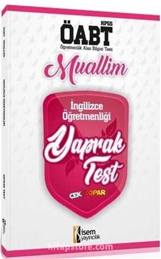 ÖABT Muallim İngilizce Öğretmenliği Yaprak Test