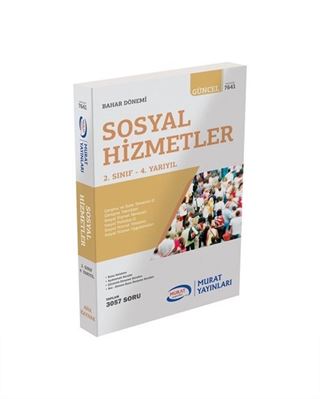 Sosyal Hizmetler 2. Sınıf 4. Yarıyıl Bahar Dönemi (7641)