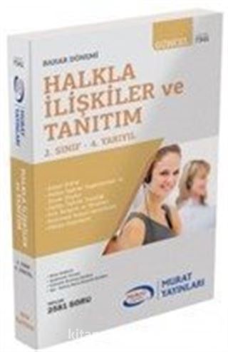 Halkla İlişkiler ve Tanıtım 2. Sınıf 4. Yarıyıl Bahar Dönemi (7341)