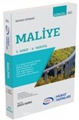 Maliye 3. Sınıf 6. Yarıyıl Bahar Dönemi (5561)