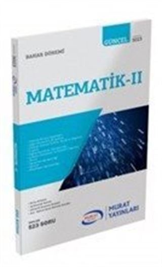 Matematik II Bahar Dönemi (5023)