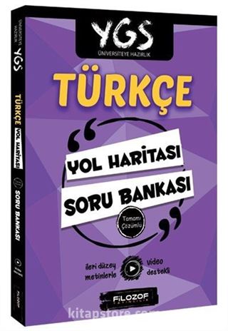 YGS Türkçe Yol Haritası Çözümlü Soru Bankası (Video Destekli)