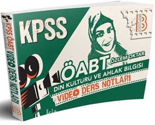 2018 KPSS ÖABT Din Kültürü ve Ahlak Bilgisi Video Ders Notları