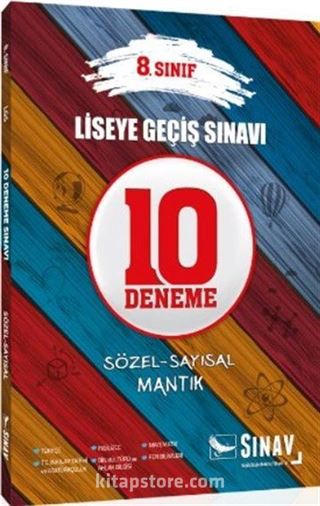 8. Sınıf LGS 10 Deneme Sözel-Sayısal Mantık