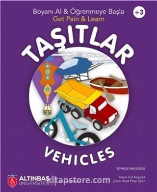 Taşıtlar - Vehicles Boyama Kitabı