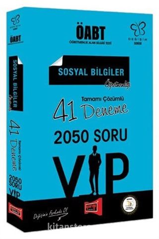 2018 ÖABT Değişim Serisi VIP Sosyal Bilgiler Öğretmenliği Tamamı Çözümlü 41 Deneme