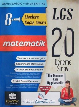 8. Sınıf LGS 20 Dene Sınavı Matematik