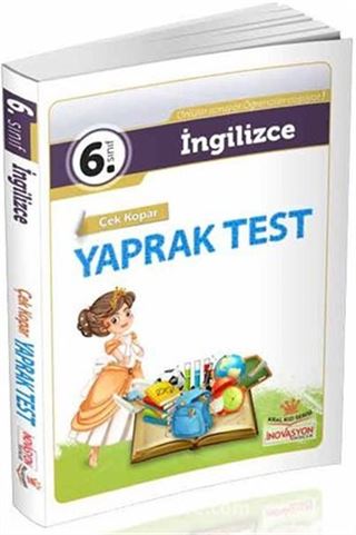 6. Sınıf İngilizce Çek Kopar Yaprak Test