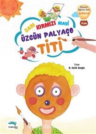 Sarı Kırmızı Mavi Üzgün Palyaço Titi