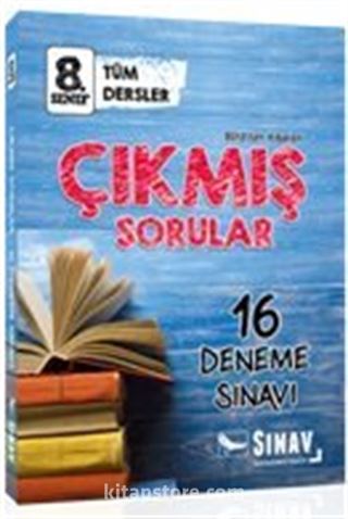 8. Sınıf Tüm Dersler Çıkmış Sorularla 16 Deneme