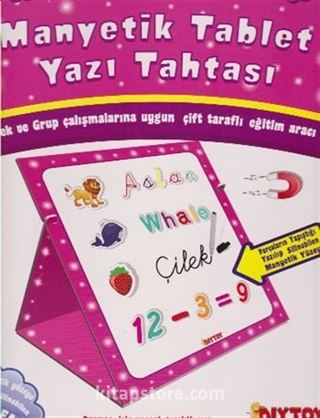 Manyetik Tablet Yazı Tahtası (Pembe)