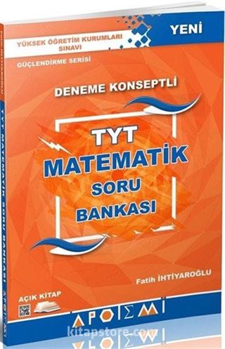 YKS 1. Oturum TYT Matematik Deneme Konseptli Soru Bankası