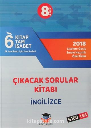 8. Sınıf LGS 6 Tam İsabet Çıkacak Sorular Kitabı İngilizce