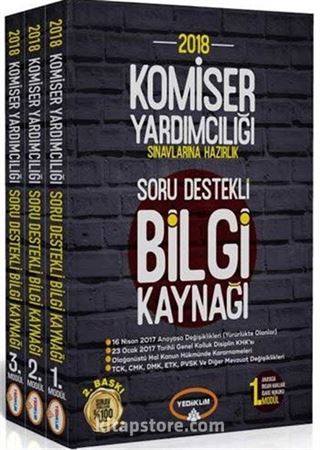 2018 Komiser Yardımcılığı Sınavlarına Hazırlık Soru Destekli Bilgi Kaynağı Modüler Set