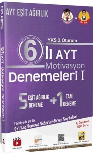 AYT 6'lı Motivasyon Denemeleri 1 - Eşit Ağırlık