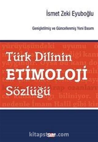 Türk Dilinin Etimoloji Sözlüğü