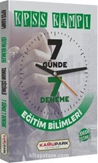 KPSS Kampı Eğitim Bilimleri 7 Günde 7 Deneme