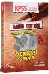 KPSS Tarihin Doktrini Tamamı Çözümlü 30 Deneme Sınavı