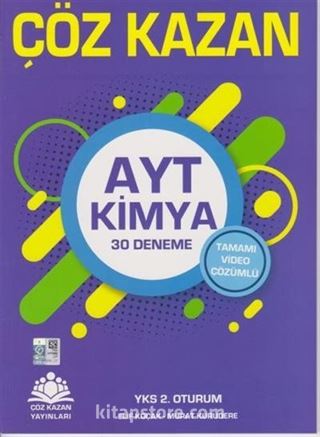 AYT Kimya Tamamı Video Çözümlü 30 Deneme 2. Oturum