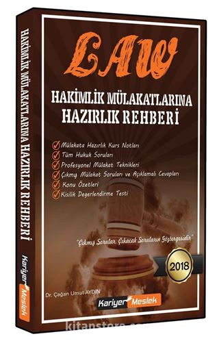 2018 Law Hakimlik Mülakatlarına Hazırlık Rehberi