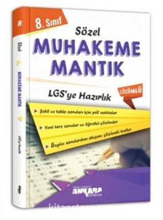 8. Sınıf LGS ye Hazırlık Sözel Muhakeme Mantık Soru Bankası