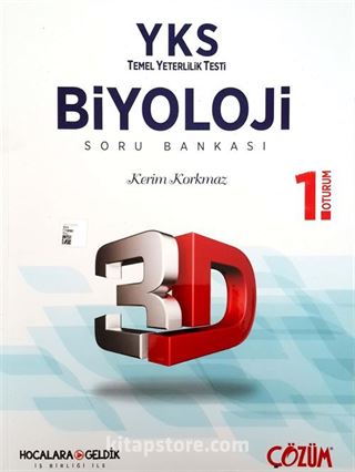 YKS TYT 1. Oturum 3D Biyoloji Soru Bankası