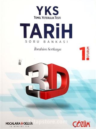 YKS TYT 1. Oturum 3D Tarih Soru Bankası