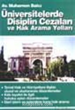 Üniversitelerde Disiplin Cezaları Ve Hak Arama Yolları